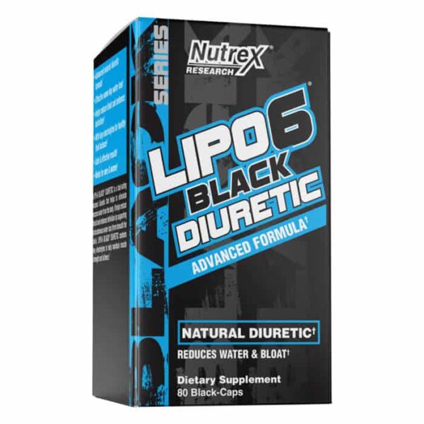 Nutrex Lipo-6 Black Diuretic - 80 Capsules – مكملات التنشيف | ماس بيلدينج ستور